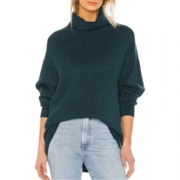 Free People Cowl Neck Tunic Sweater - Picture 2 of 6